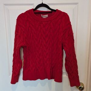 Philosophy Size Medium Red Sweater